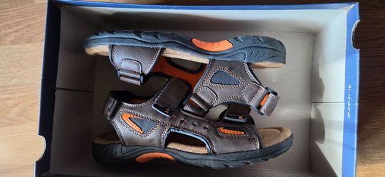 Men's Sport Sandals Brown and Orange