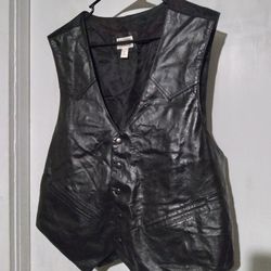 Leather Vest 