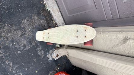 Eightbit glow penny skate board