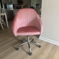 PINK OFFICE CHAIR 