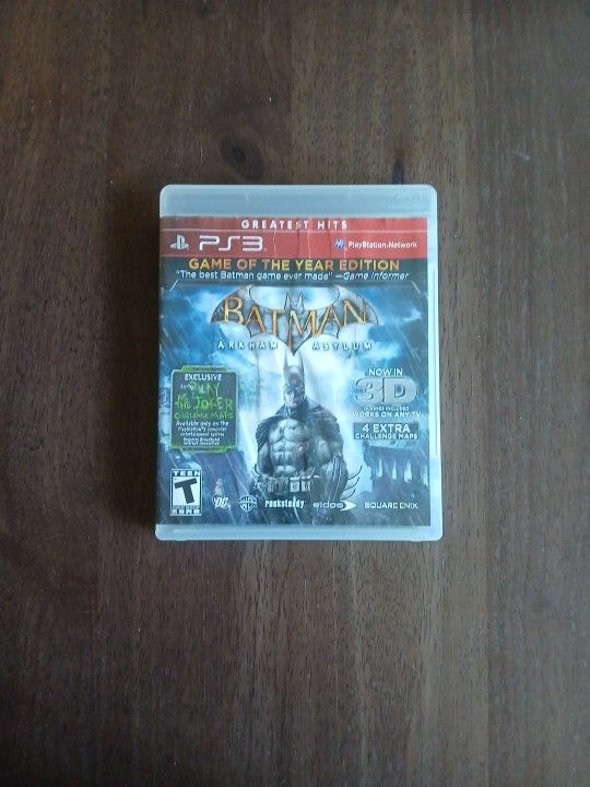 Batman Arkham Asylum PS3