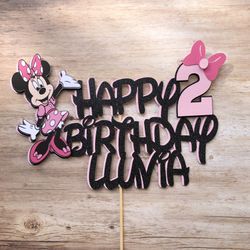Minnie Mouse Cake Topper