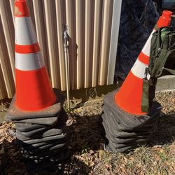 Hi Viz Traffic Cones Tall
