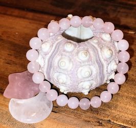 🔮 Brand New Healing Crystal Bracelet- Rose Quartz