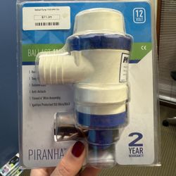 PIRANHA Ballast Pump 1100 GPH 12V