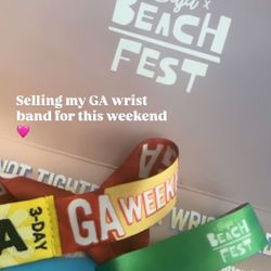 Baja Beach Fest Ga Wristband 🌊🏖️☀️
