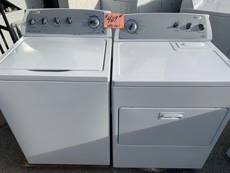 Whirlpool Washer n Dryer King Size Excellent . Work Perfectly. Warranty. Delivery Available . 2522 Market st FTM 33901