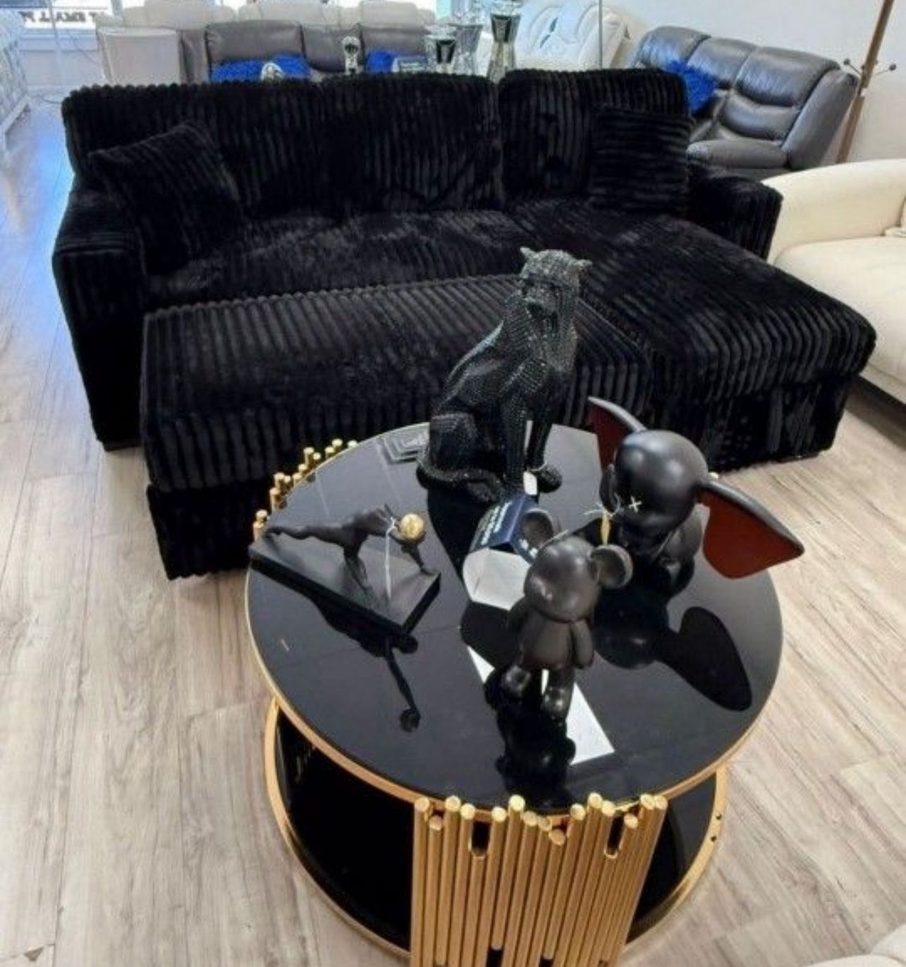 Brand New Reversible Sleeper Sectional With Storage - Shop Now Pay Later 