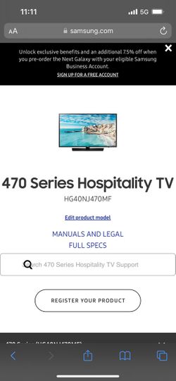 BRAND NEW (STILL IN BOX) SAMSUNG 40” TV 