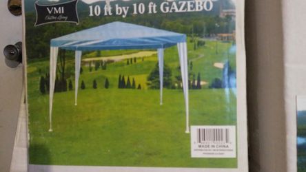 Get the shade tents in green or blue.