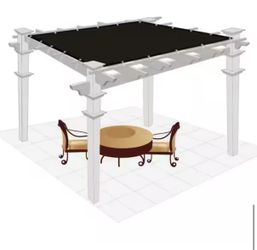 8 ft. x 10 ft Sun Shade Cloth with Grommets