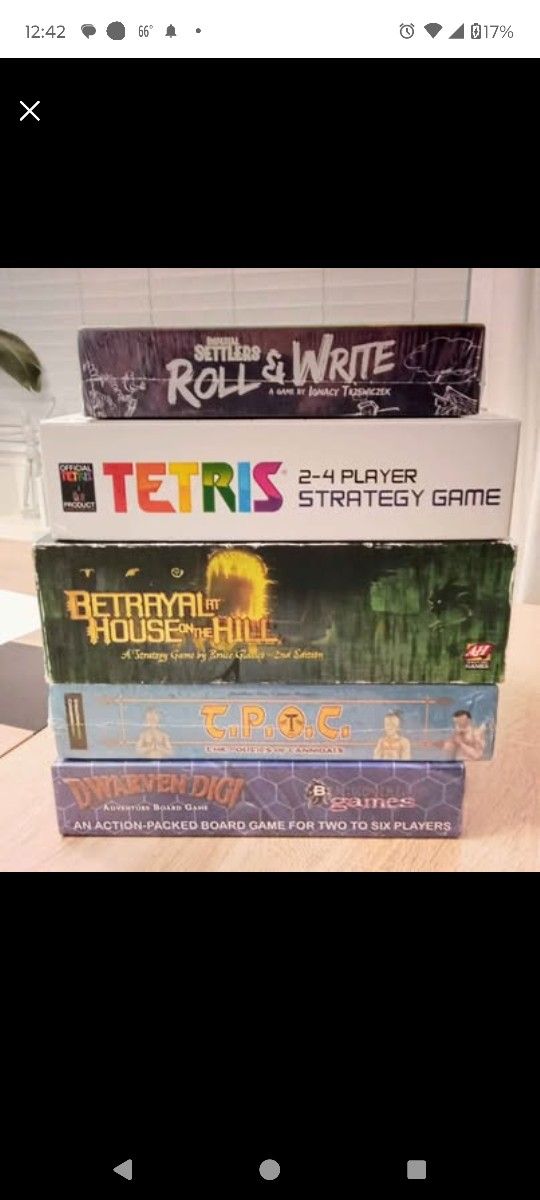 Hard to find Board Games