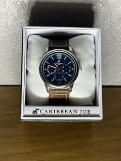 🌎 Caribbean Joe Blue Dial Watch
