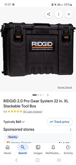 Rigid stackable tool carrier