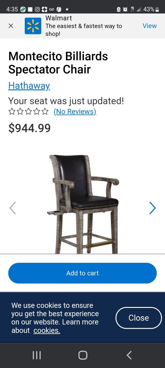 Bar/Billiards Chairs