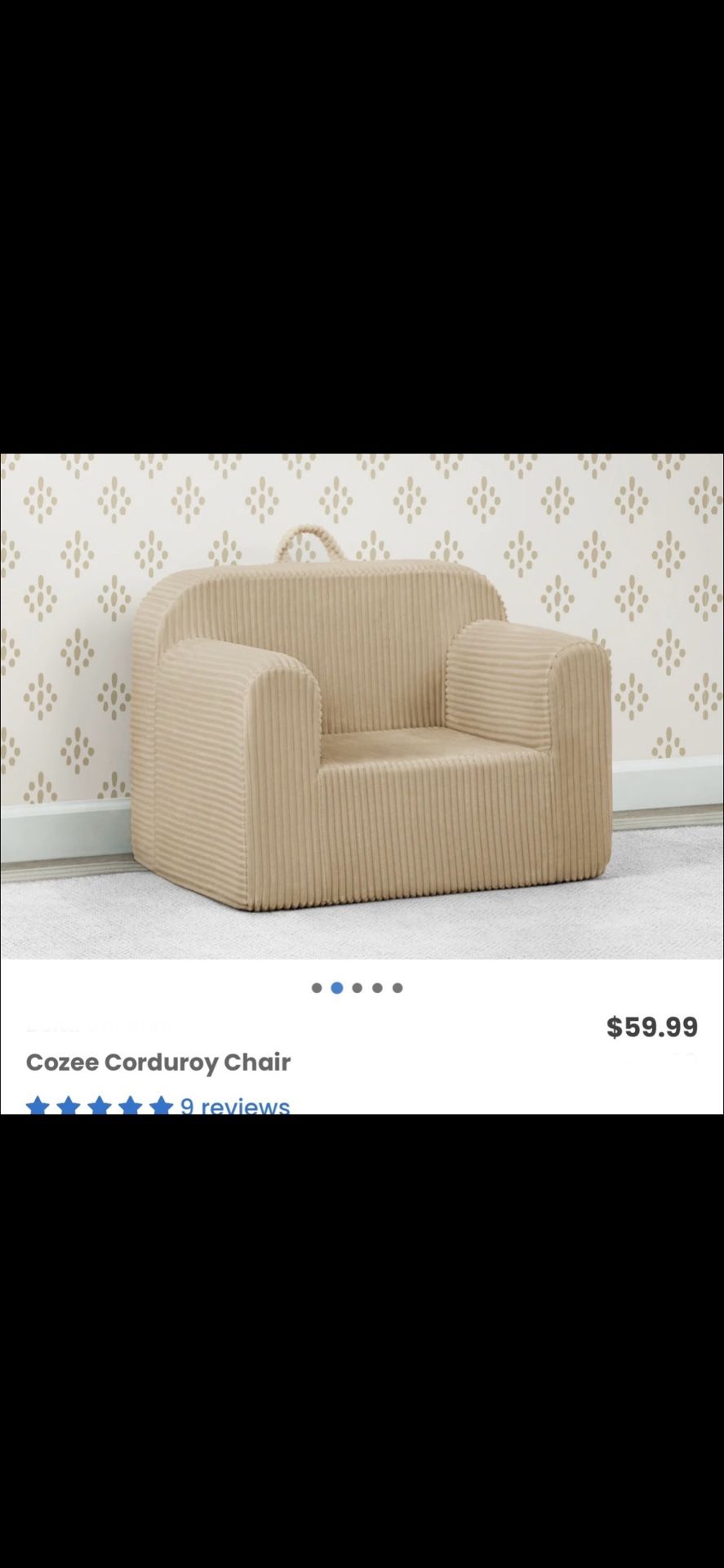 Chair/ Cozee Corduroy Chair/ Toddler chair/ kids/ toys/ furniture/ New