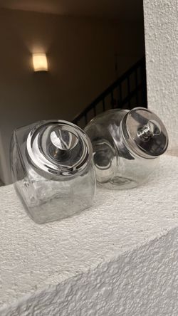 Glass cookie containers