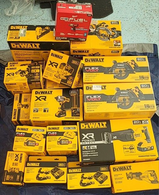Dewalt Milwaukee Tools All New Mix Lot