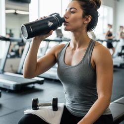 EcoHydrate – Insulated Stainless Steel Water Bottle (Black) And Red 