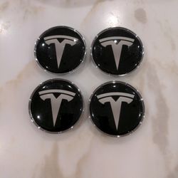 Custom 68mm Center Caps For Aftermarket Tesla Rims