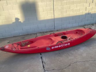 Emotion "Co-Motion" Tandem Sit-On-Top Kayak - Red (Read Description)