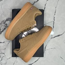 Wheat Nike Air Force 1 Supreme