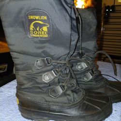 Sorel Womens Insulated Size 5 Snowlion Snow Boots