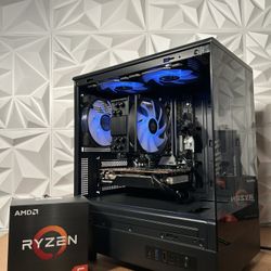 Epic Black Gaming PC I Ryzen 5 5500 | RX 6600 | 32GB | 1TB | Win 11 Activated