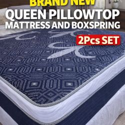 🟢QUEEN PILLOWTOP SET $219