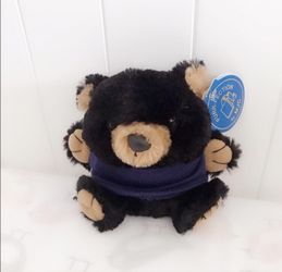 Baby Randy Black Bear Cushy Kids Stuffed Animal