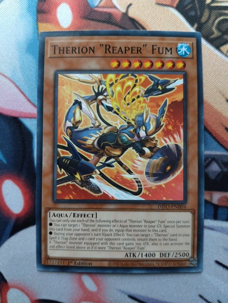 Yu-Gi-Oh Cards Therion "Reaper" Fum (Read Description)