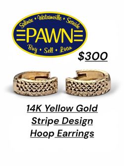 Yellow Gold Hoop Earrings