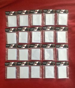 x2000 Clear Matte Trading Card Sleeves 