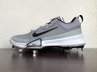 Nike Force Zoom Trout 9 Pro Baseball Cleats Grey