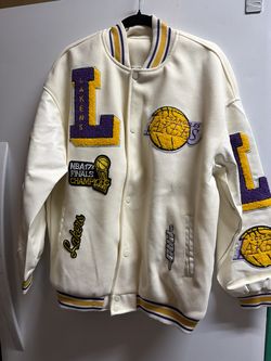 LAKER LETTERMAN JACKET SIZES M, L AND XL