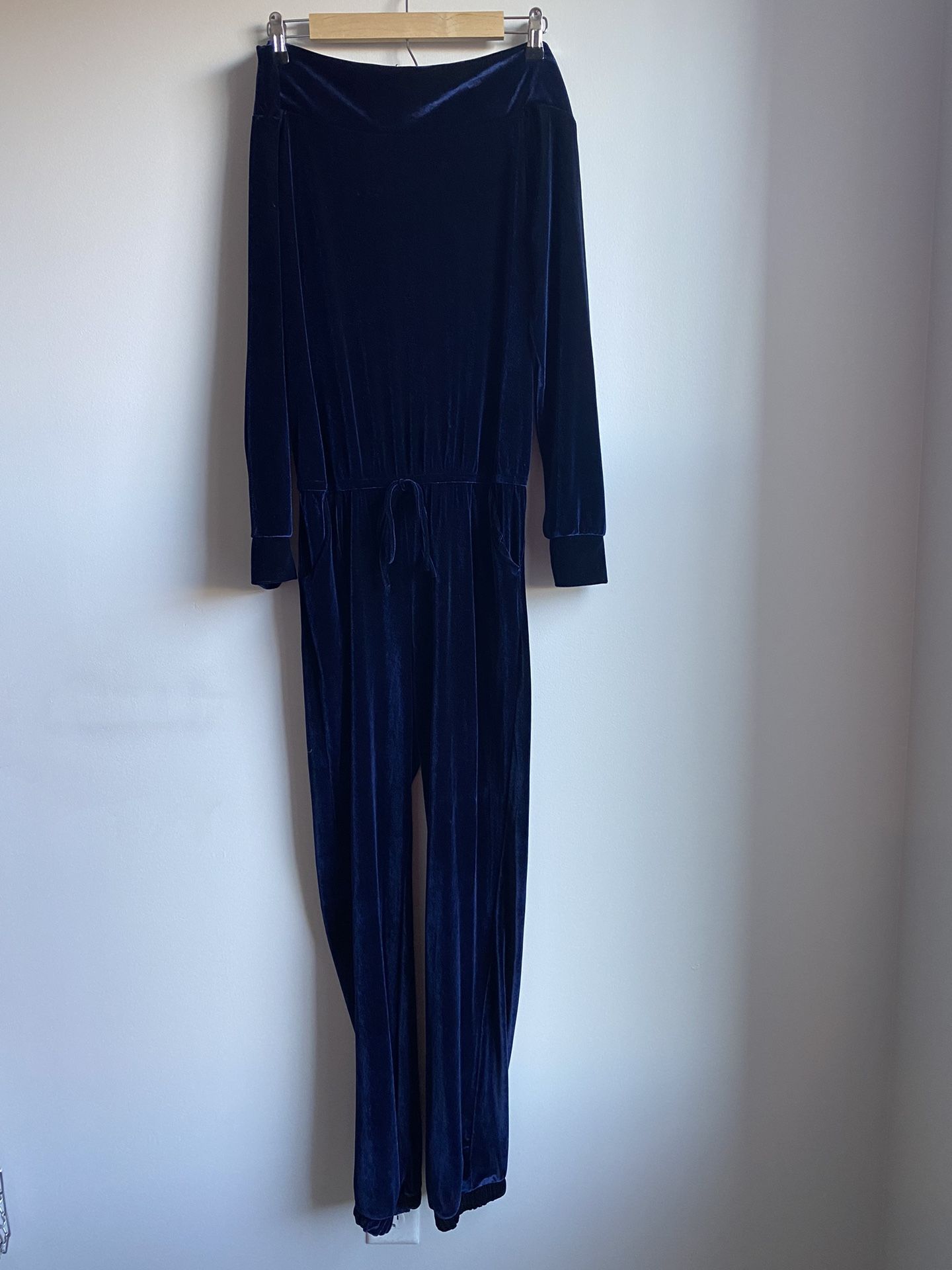 Blue Velvet Jumpsuit