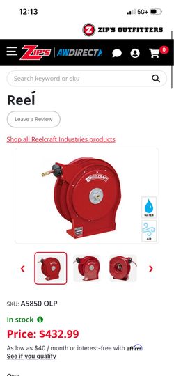 Reelcraft hose reel.