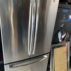 GE FRENCH DOOR REFRIGERATOR- 3 door stainless steel 