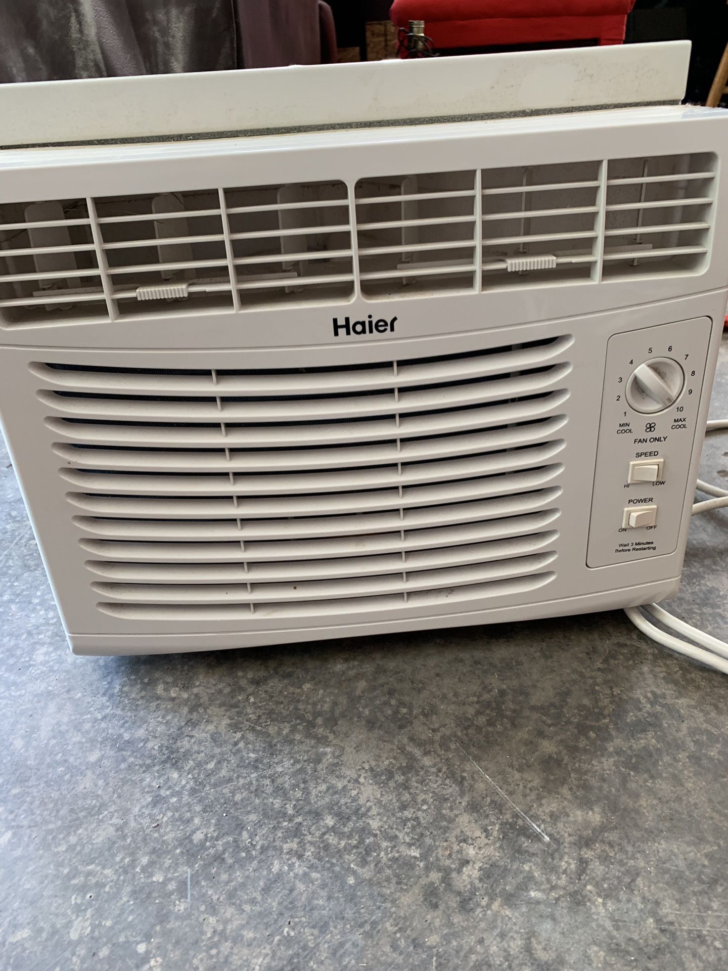 Haier window AC unit