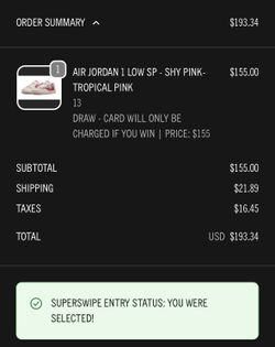Size 13 - Travis Scott “sail tropic pink ” Jordan 1 low