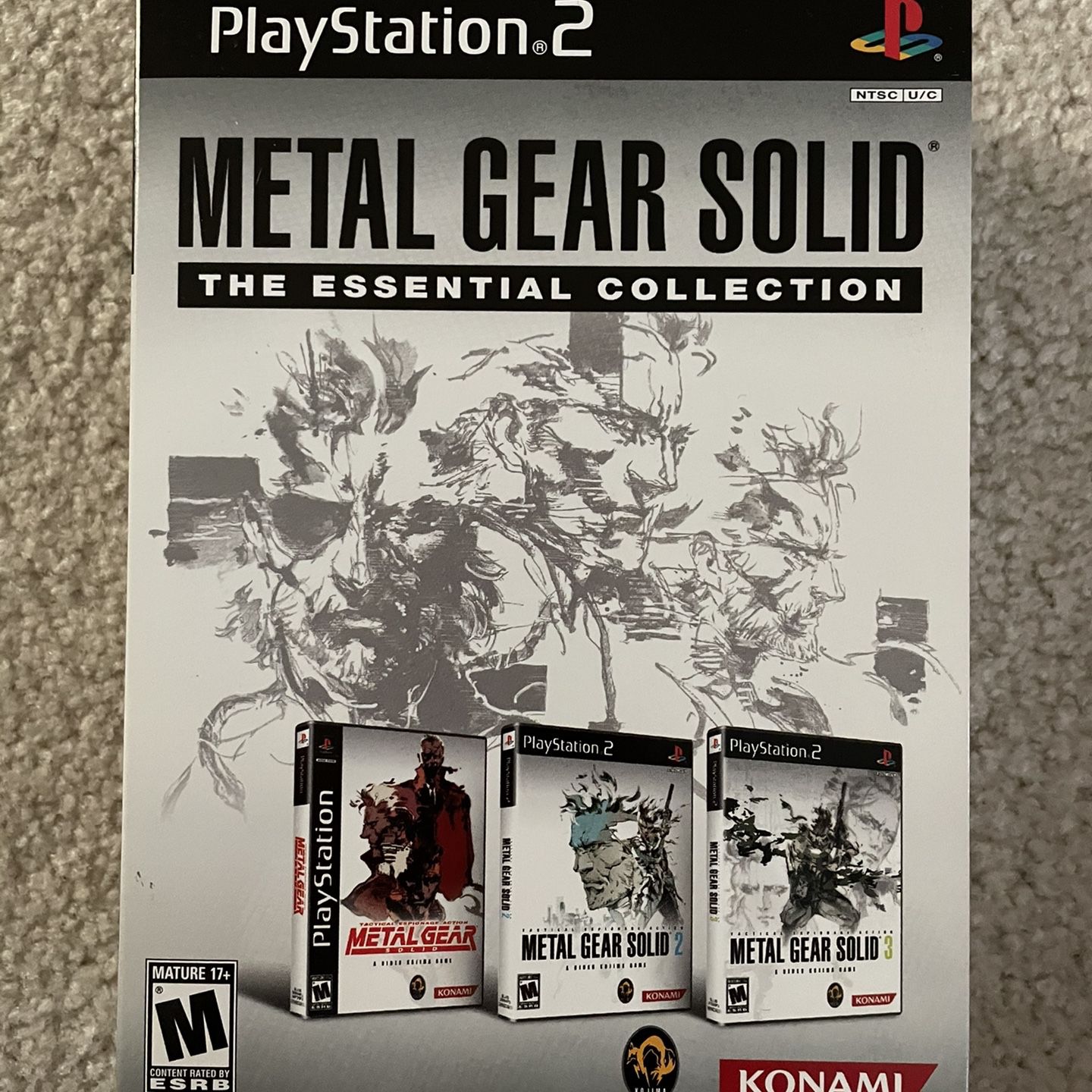 PS2 Metal Gear The Essential Collection