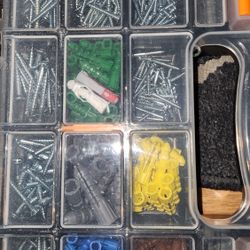 350pc Drywall Anchor And Screw Set