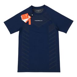 YoungLA 465 Superhero Compression Tee Shirt Mens Medium M Blue Gym Running BNWT!