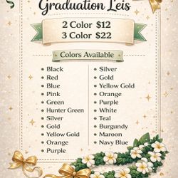 Graduation Leis 