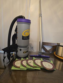 Back pack vacuum