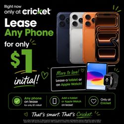 Lease any phone with CRICKET✅