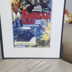 Old Batman Art Picture Collectable