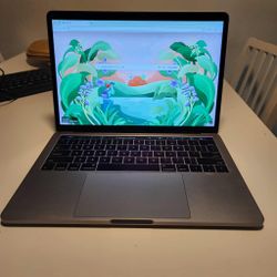 MacBook Pro 13-inch 2017  Core i5 3.1 GHz 16GB RAM  250 SATA SSD  macOS Monterrey  version 12.7. ** camera doesn't work , some scratches ** still func