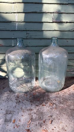 Glass Water Carboy Jugs – Set of 2