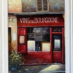 The Red Wine Shop Oil Painting 